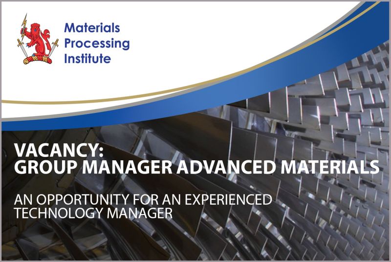Vacancy - Group Manager Advanced Materials